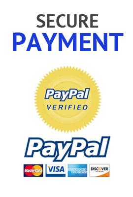 Pagamenti sicuri con Paypal e Carta di Credito