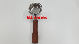 2 ways filter holder Bezzera BZ series 5965628R WOOD HANDLE 