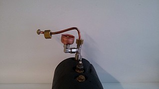 Kit anti vacuum valve + T fitting