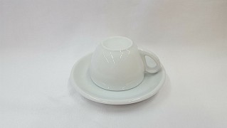 Coffee cup and saucer IPA Milano blanc